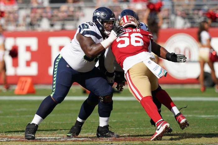 Overpaid offensive guard: Gabe Jackson, Seattle Seahawks