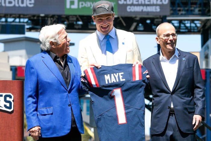 Patriotas da Nova Inglaterra: Drake Maye, QB