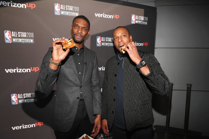 Paul Piere and Chris Bosh