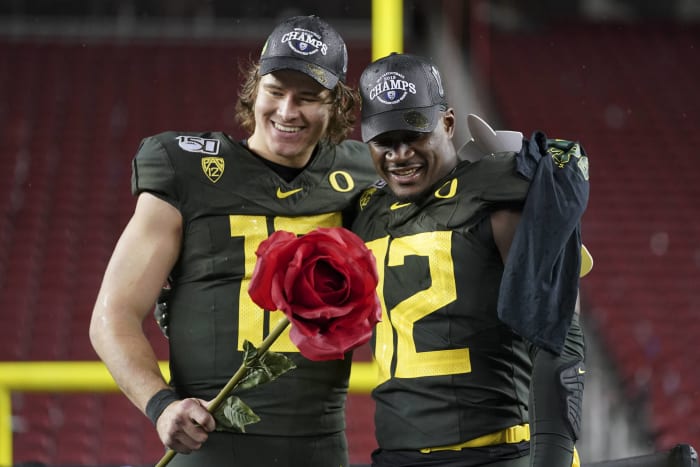 Rose Bowl: Oregon (11-2) vs. Wisconsin (10-3), 5 p.m., Jan. 1