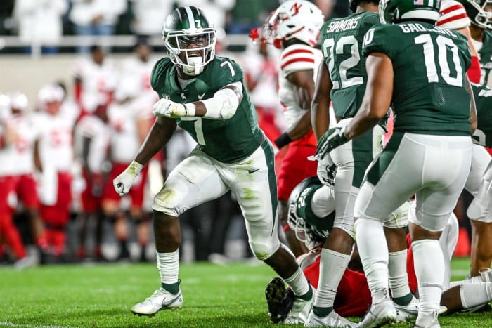Western Kentucky (1-2) at No. 17 Michigan State (4-0), 7:30 p.m., Saturday, FS1