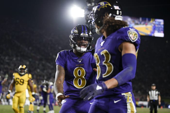 Baltimore Ravens, wide receiver