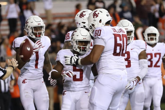 (12) Oregon (5-1) at (25) Washington State (5-1), 7:30 p.m., Saturday, Fox