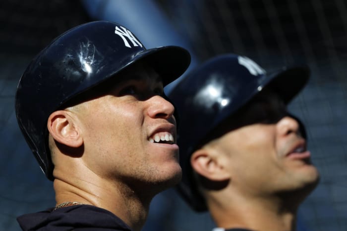 Stanton joins Judge as Yankees' Towers of Power