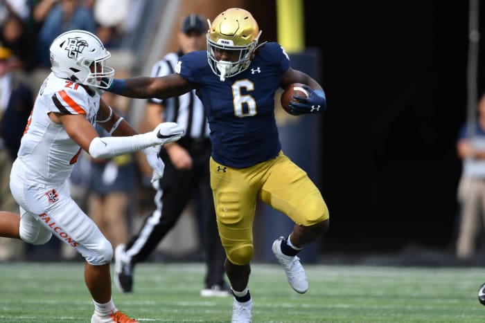 Tony Jones Jr., Notre Dame