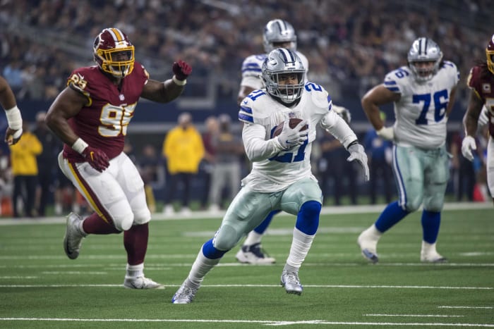 Most Rushing yards in the 2018 Regular Season