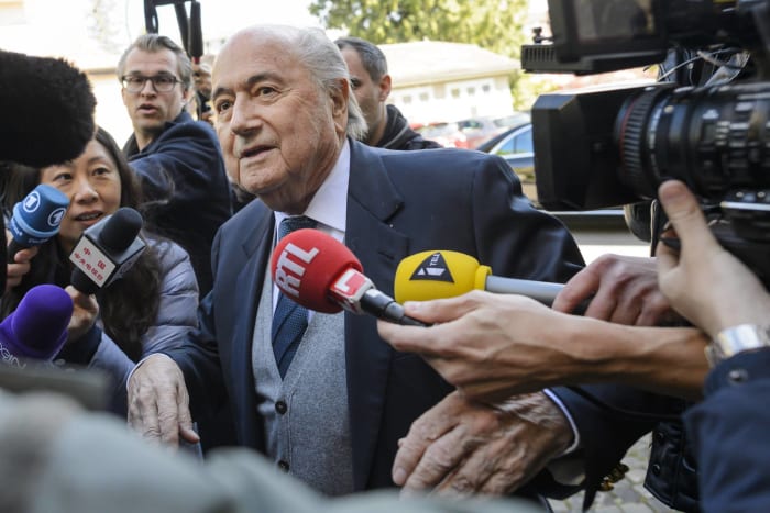 2011: FIFA president Sepp Blatter