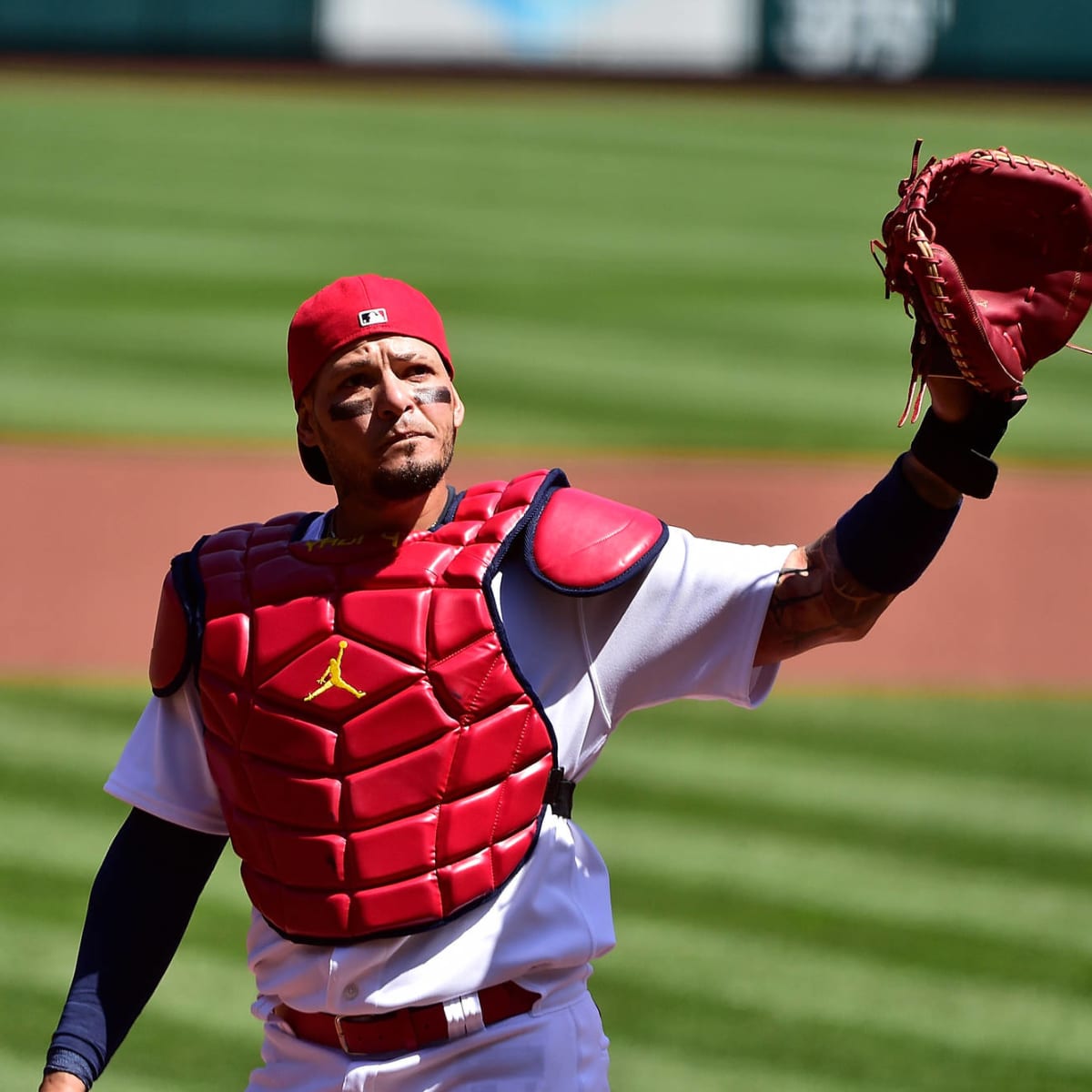 Yadier Molina wore awesome Mother's Day chest plate