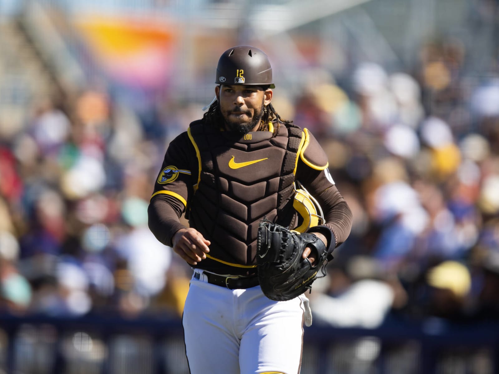 Injured Padres catcher Luis Campusano had bullpen session