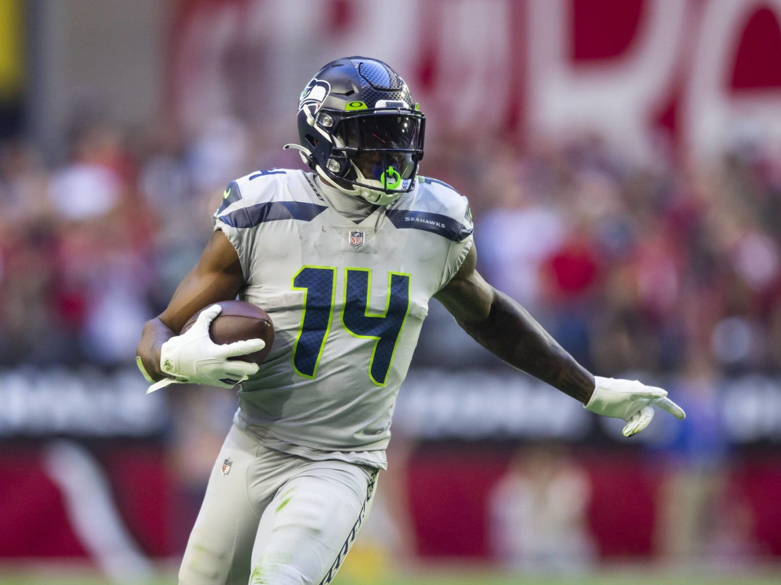 Bob Condotta on X: DK Metcalf's page in the Seahawks media notes