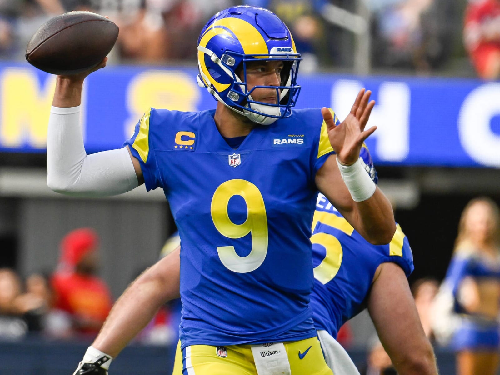 LA Rams QB Matthew Stafford in concussion protocol