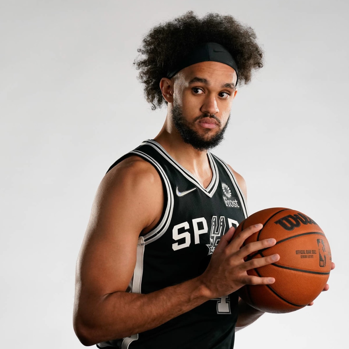 LOOK: Derrick White rocks the Spurs 1990s 'Fiesta' jacket and it