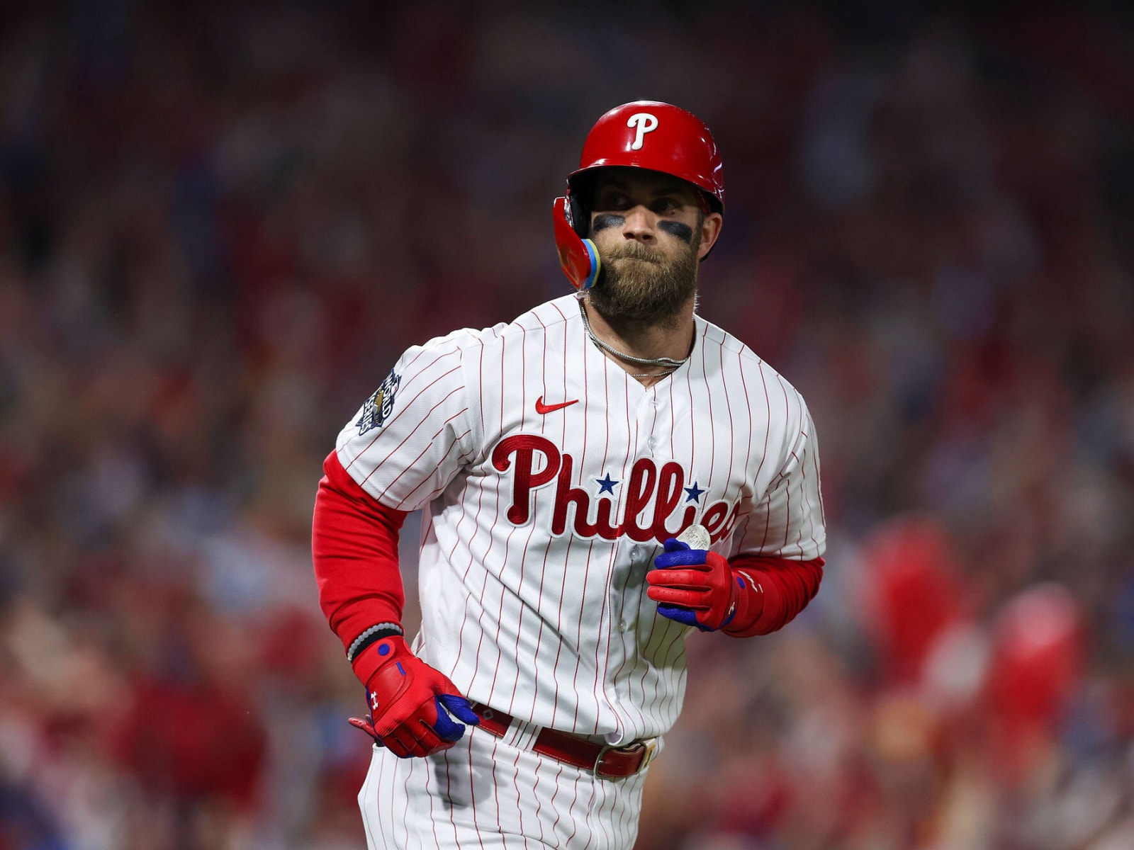 Bryce Harper's home run that sent Phillies to World Series was historic,  but was it 'clutch'? - The Athletic