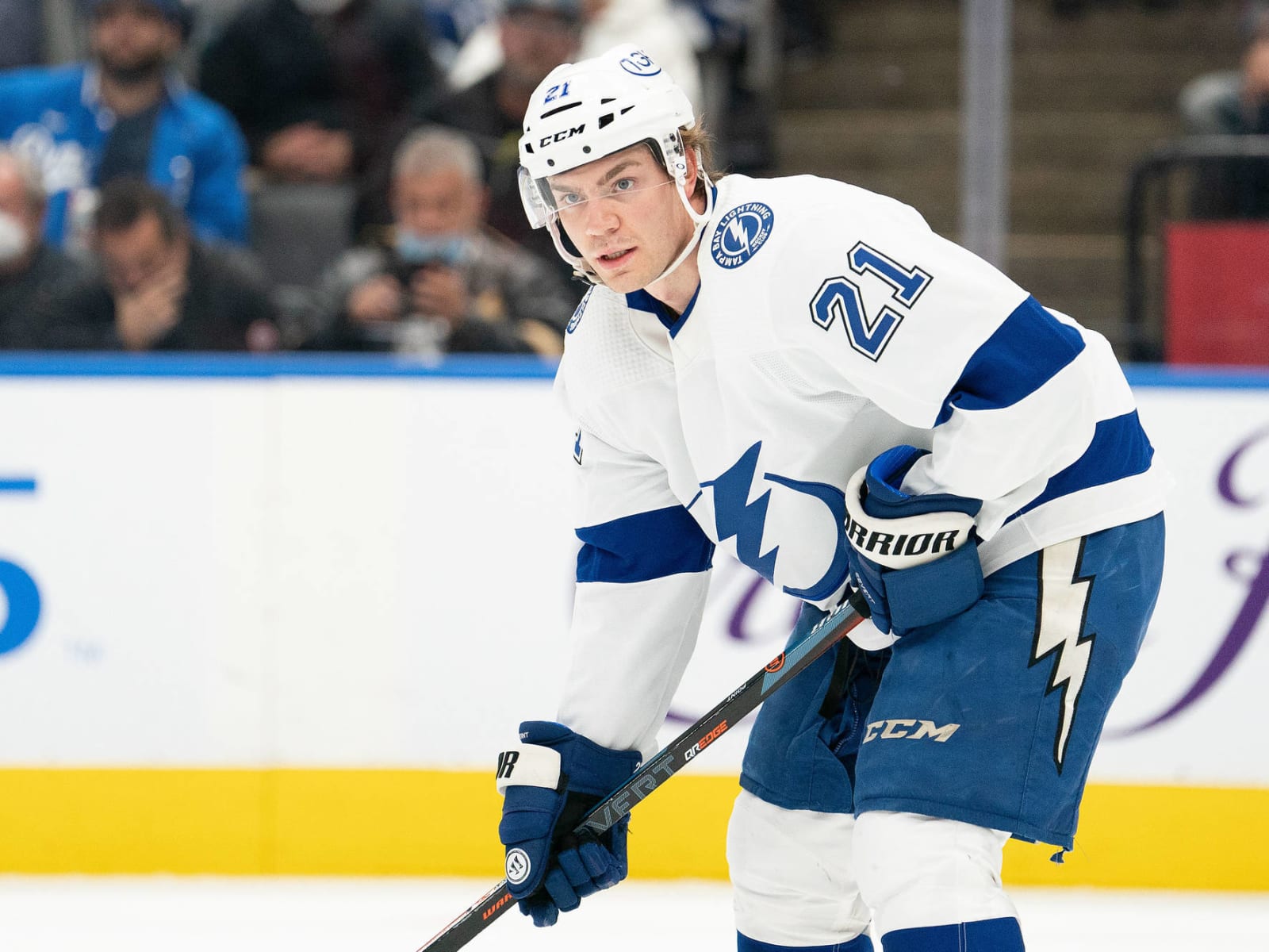 Brayden Point almost went yard there. ⚾ #StanleyCup 🇺🇸: @nhlonnbcsports  🇨🇦: @sportsnet