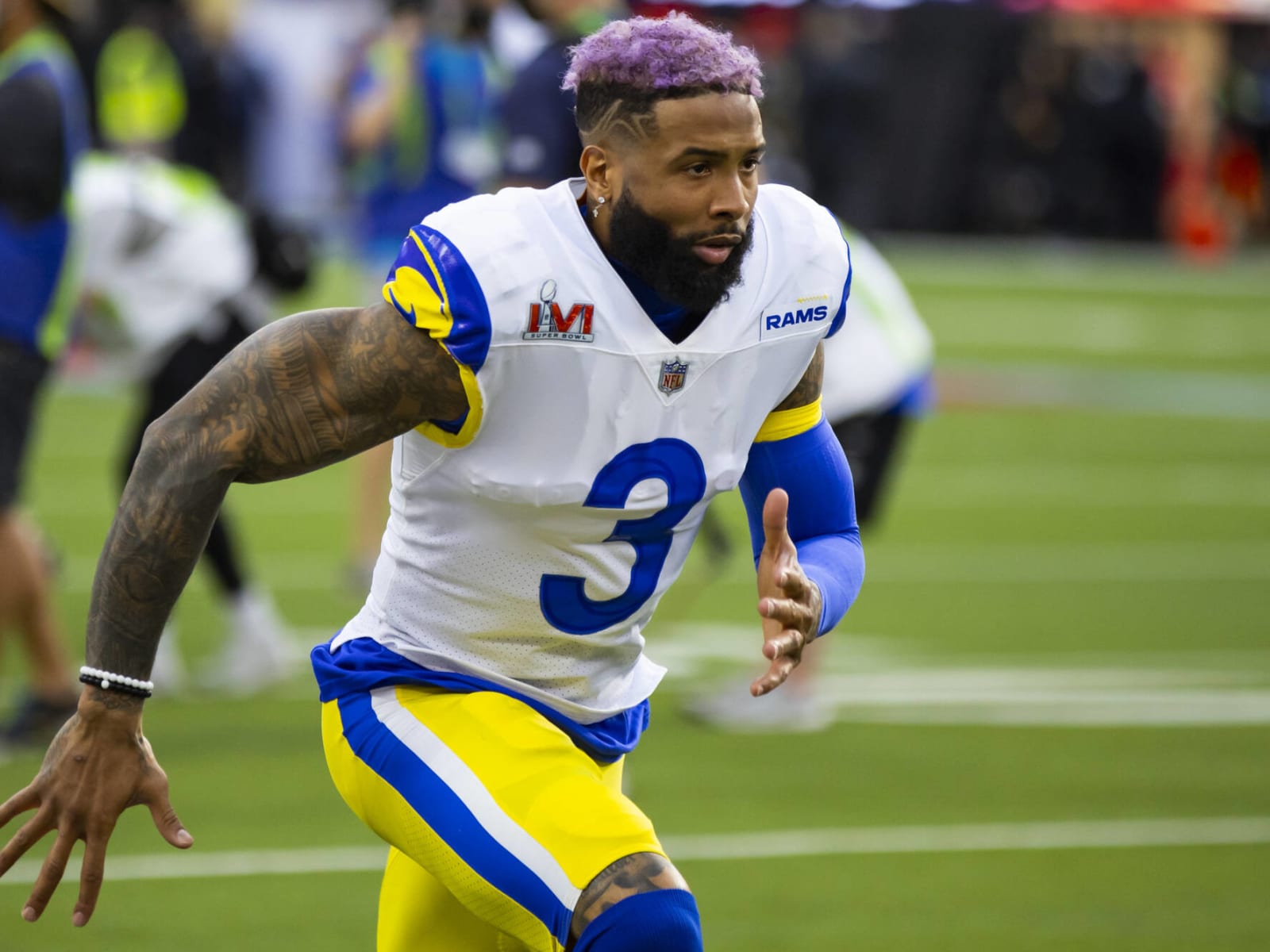 Odell Beckham Jr.'s Son in Ravens Gear After Dad Signs with Team: Photo