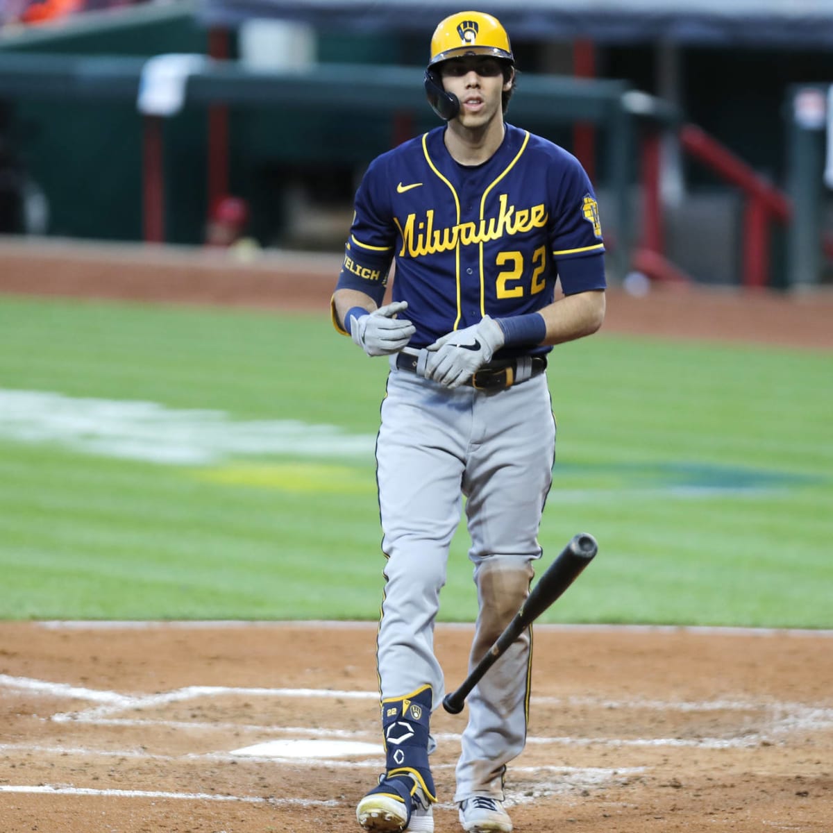 StaTuesday: Consistency of Brewers' Yelich getting on base