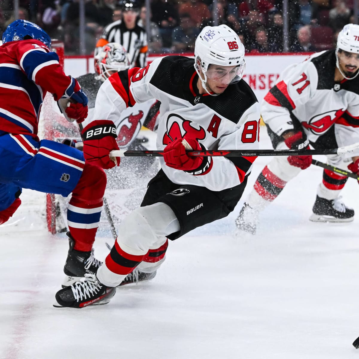 Jack Hughes and Jesper Bratt dominate Ducks in Devils' win - Los