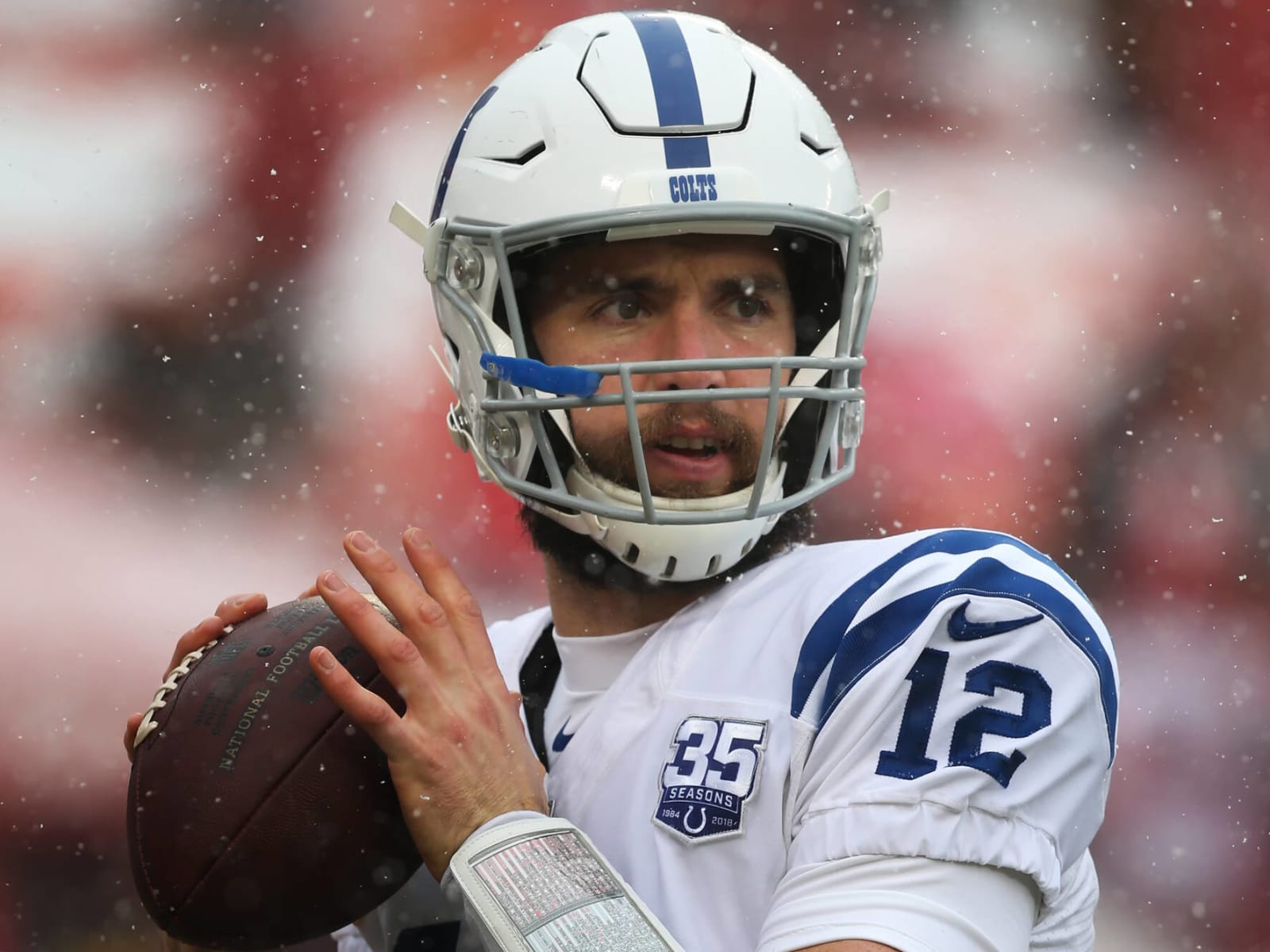 Andrew Luck is back in football as a high school coach, while studying at  Stanford