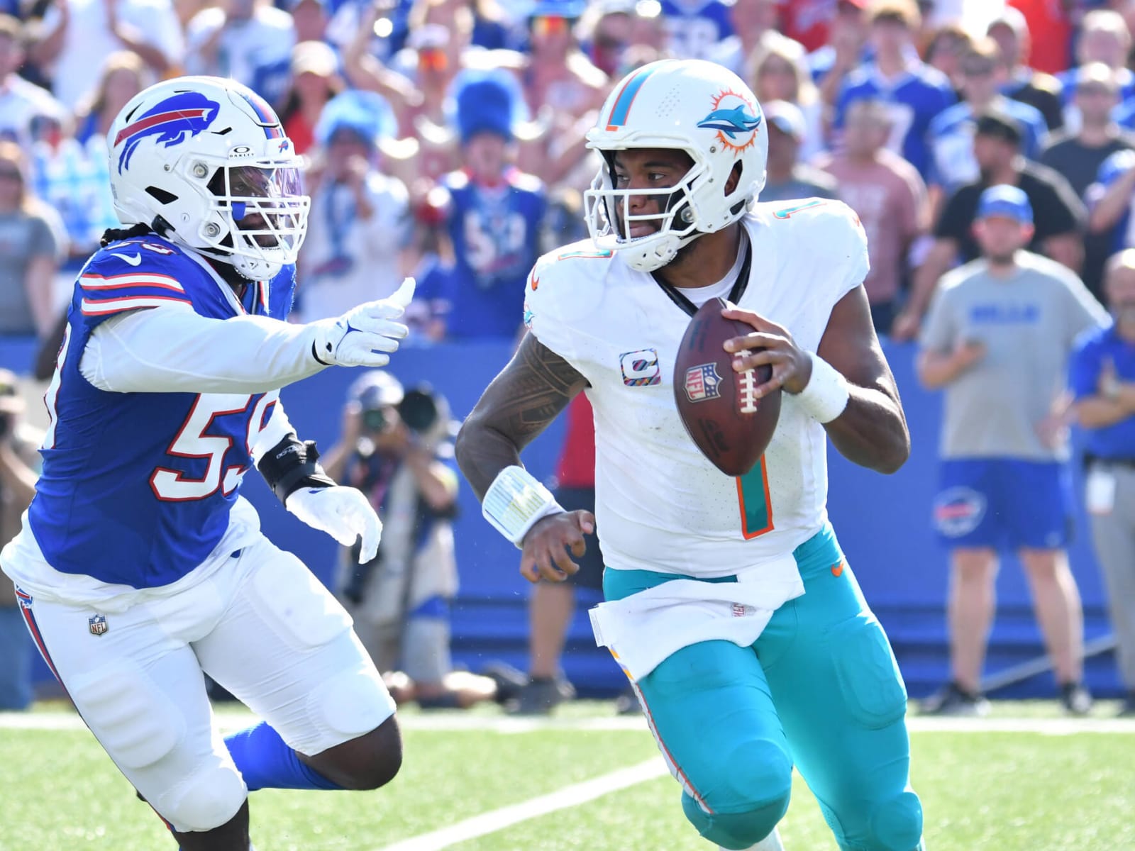 Miami Dolphins' 48-20 loss in Buffalo a reality check in AFC East race