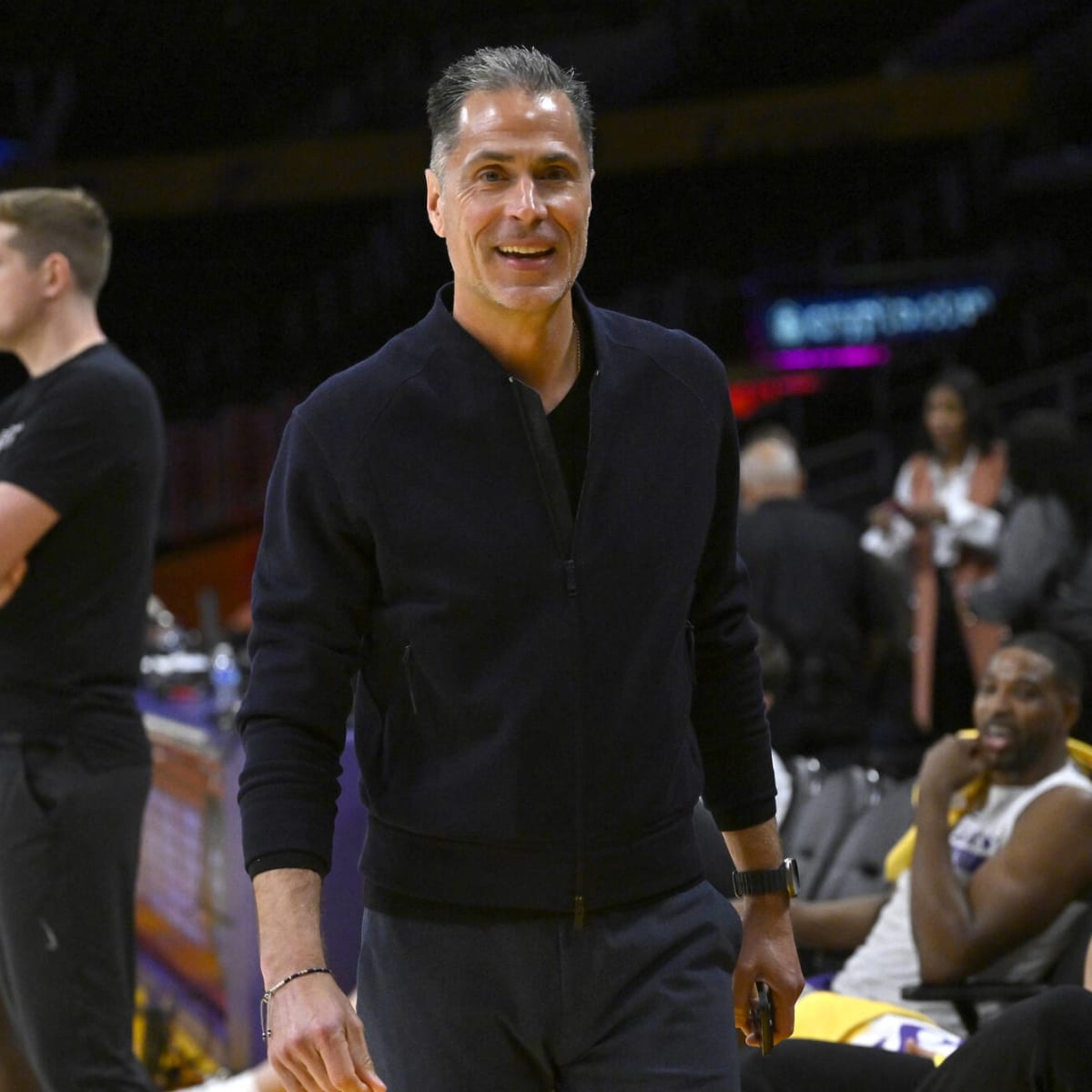 Rob pelinka black lakers jacket sales