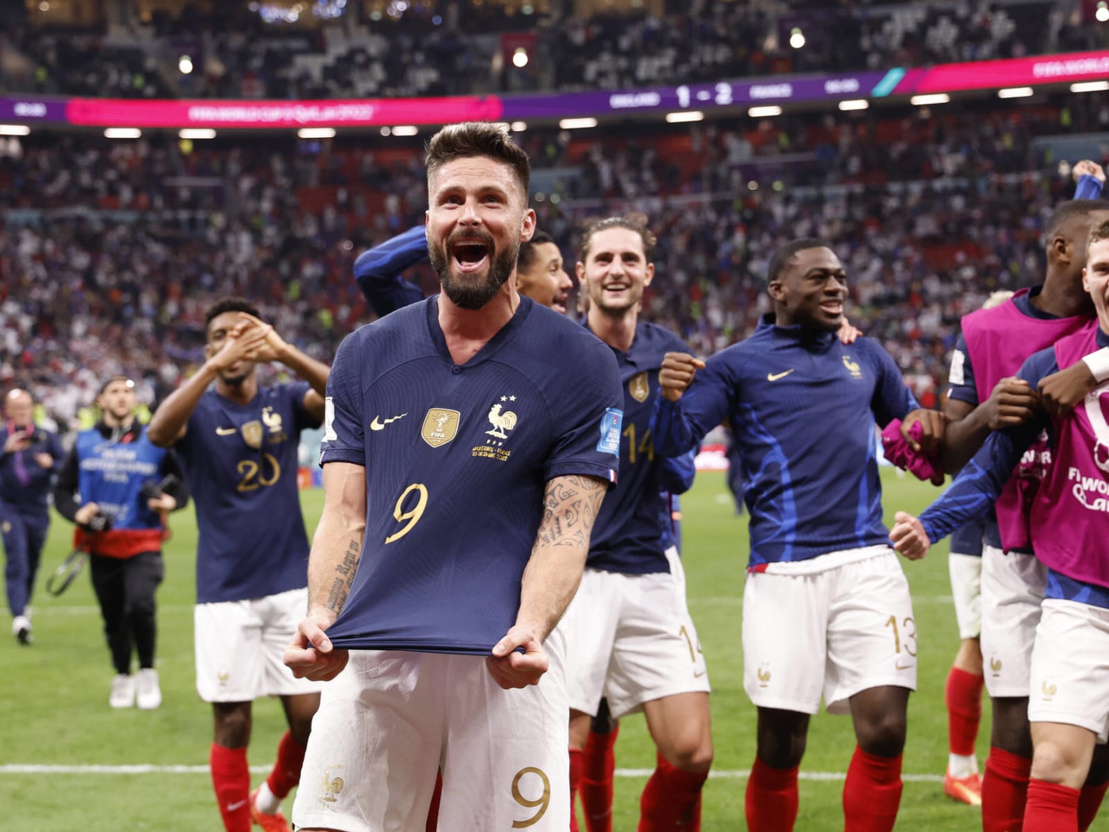 French dreams of winning consecutive World Cup titles dashed