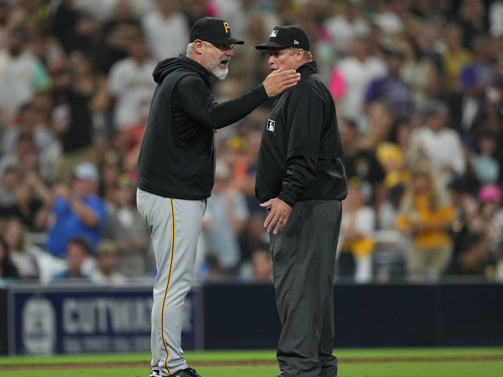 Derek Shelton, Angel Perdomo suspended after bean-ball incident