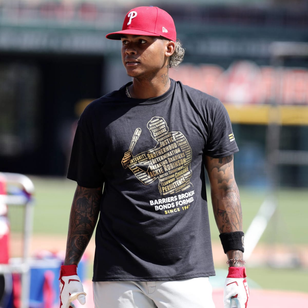 Phillies' Cristian Pache placed on injured list with torn meniscus