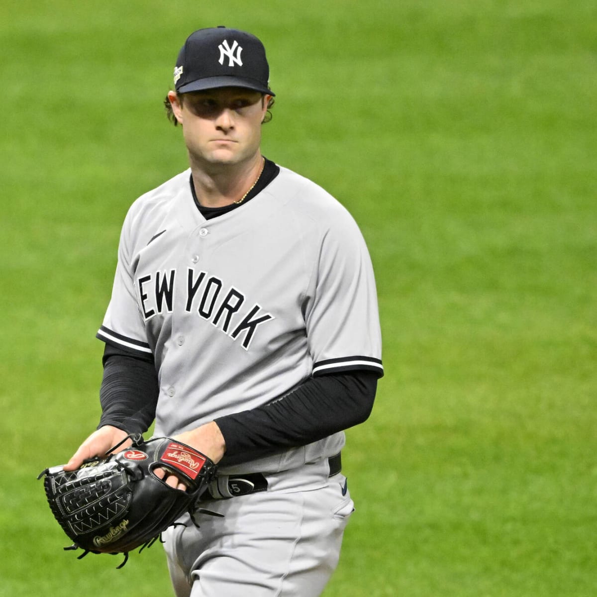 Yankees' Gerrit Cole brushes off Josh Naylor calling him 'his son' after  solo homer