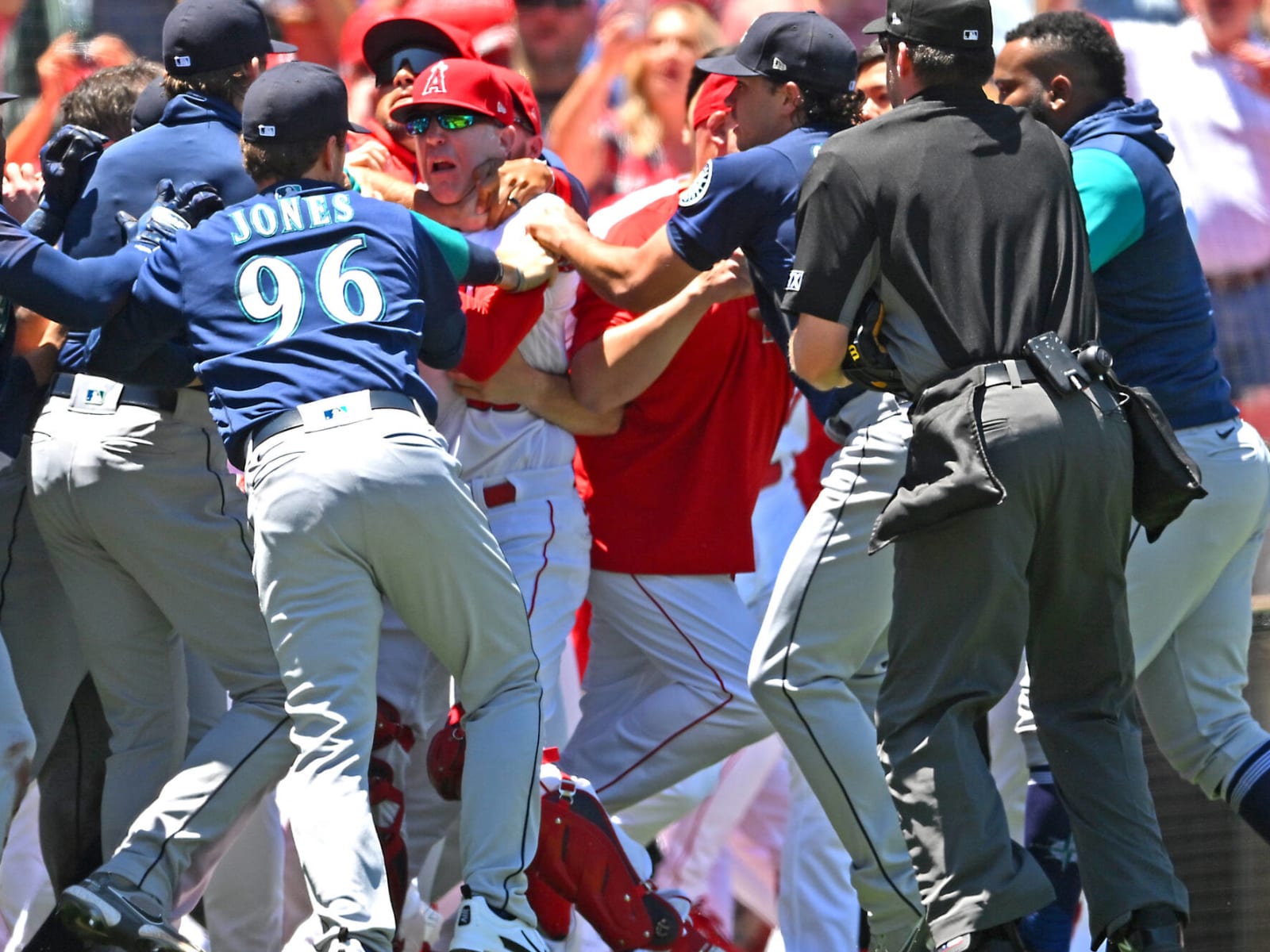 MLB Announces 12 Suspensions After Angels-Mariners Brawl