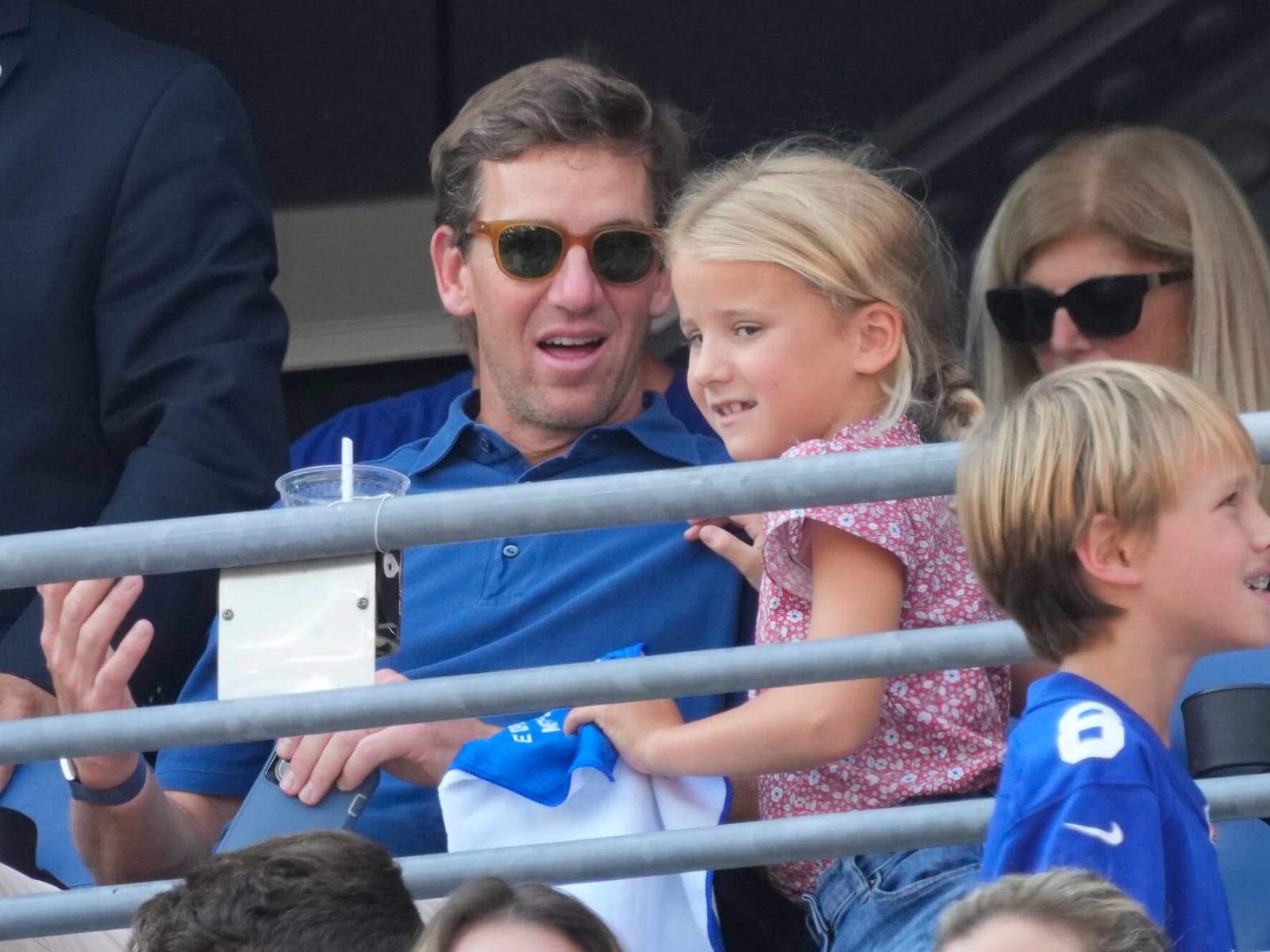 Eli Manning Shares Photo of Daughter, 7, at First Hockey Practice — Where  He Forgot Her Helmet!