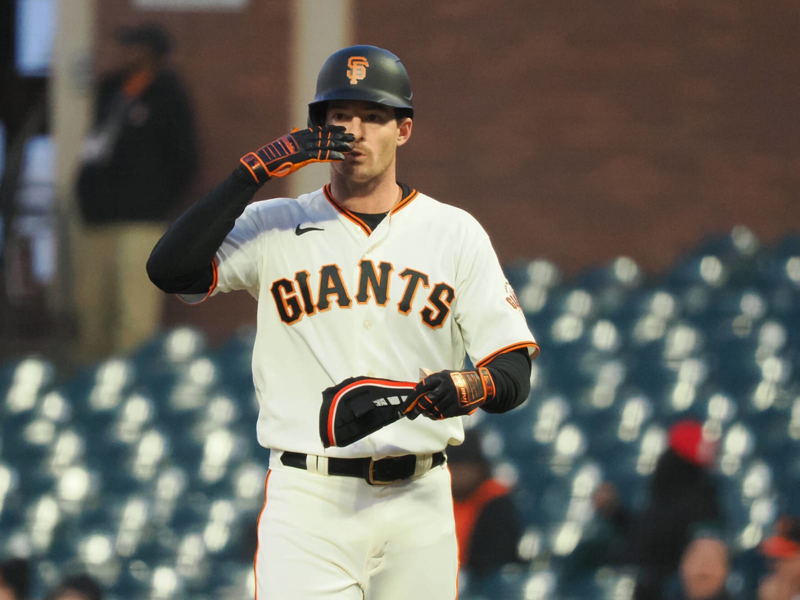 Giants recall prospect Luis Matos, place Mitch Haniger on IL