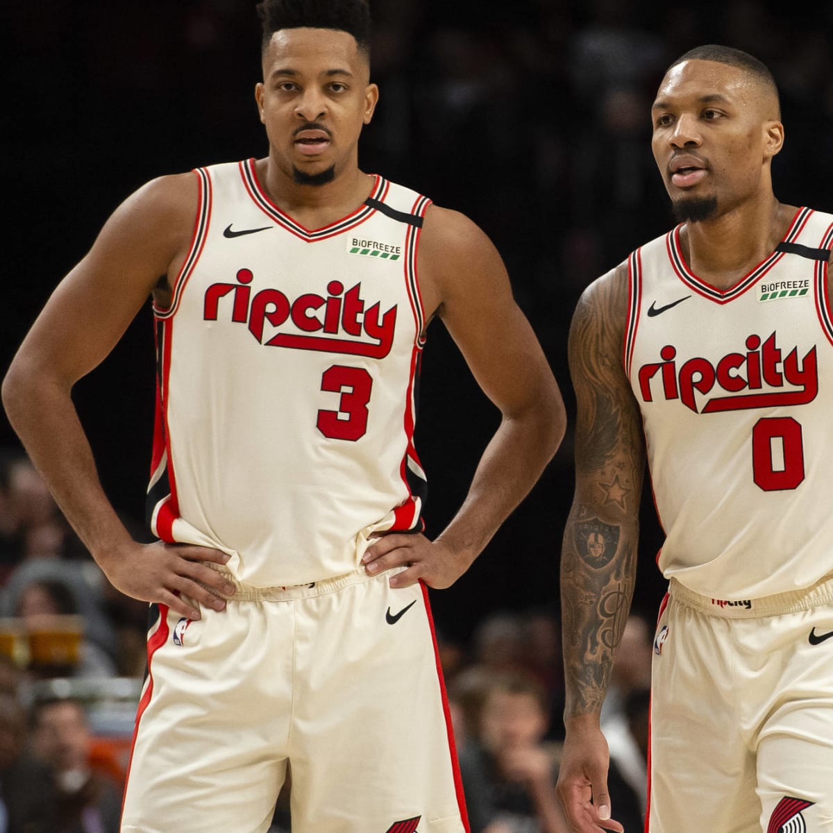 Damian Lillard CJ McCollum clown Clippers on Twitter after series