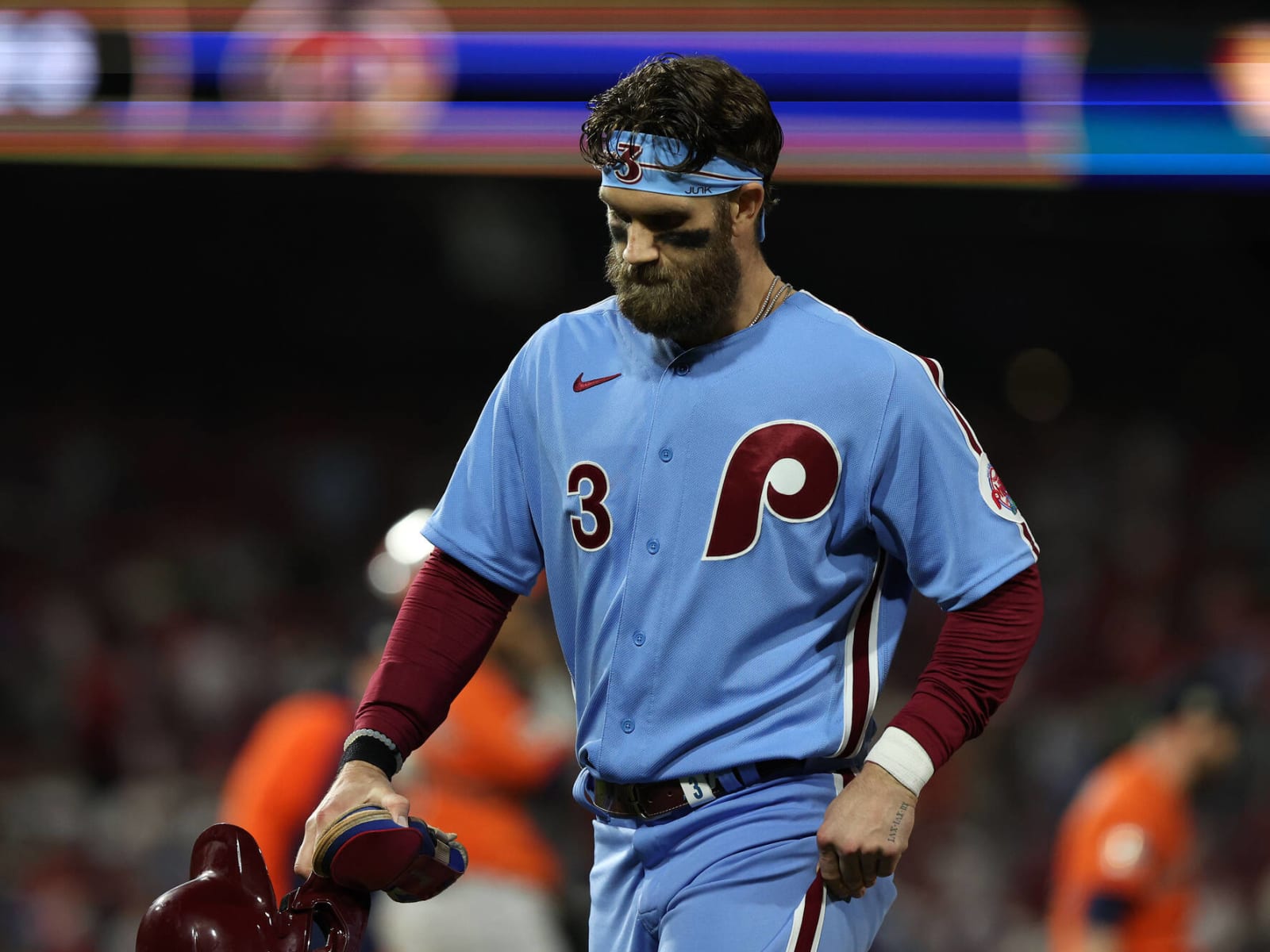 Phillies' Bryce Harper faces Ranger Suárez in batting practice