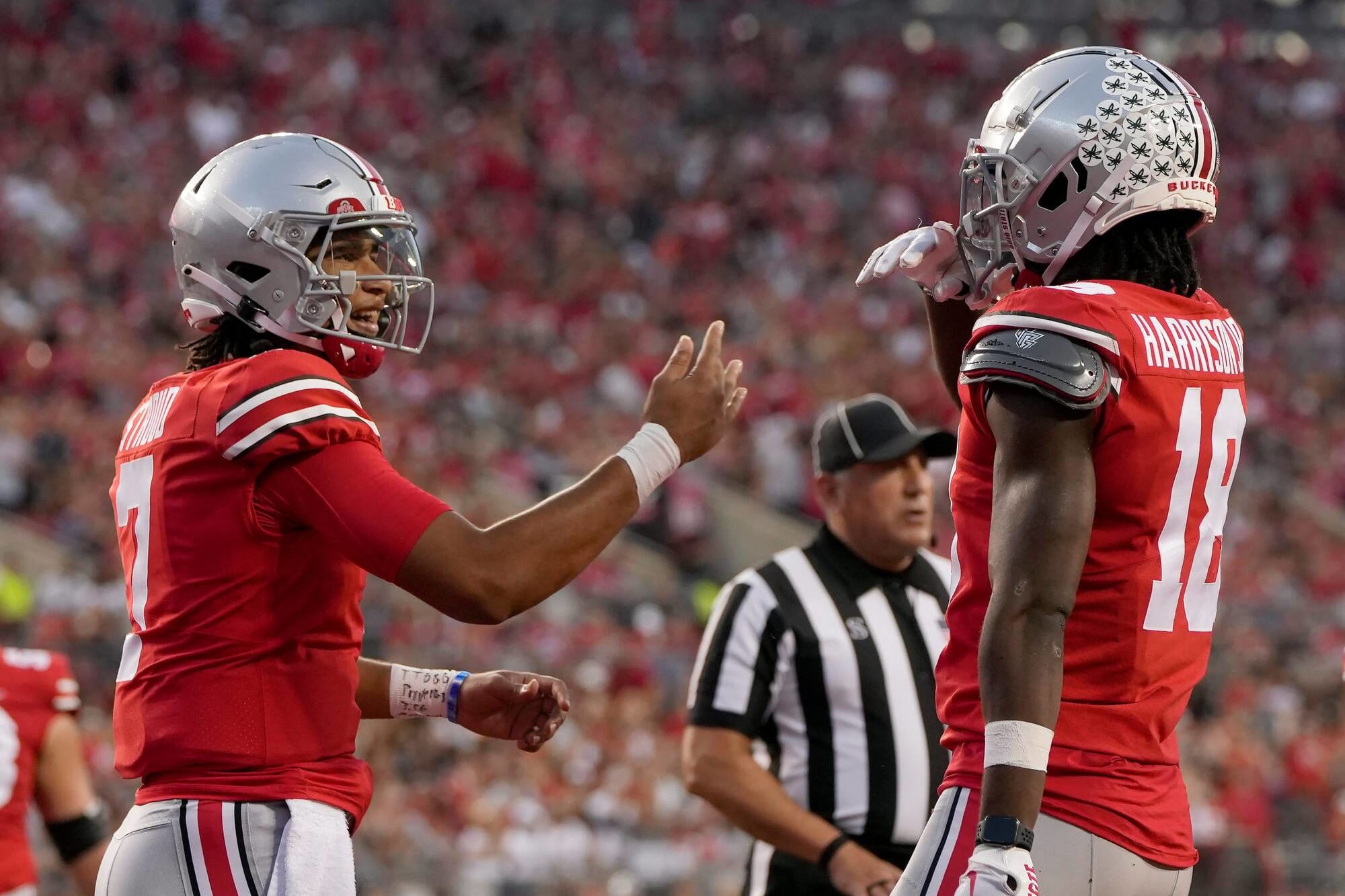 Wisconsin (2-1, 0-0 in Big Ten) at No. 3 Ohio State (3-0, 0-0 in Big Ten), 7:30 p.m., Saturday, ABC