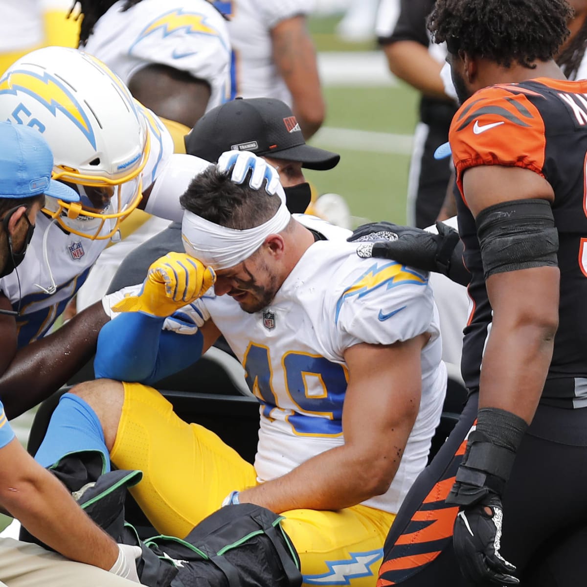 Chargers LB Drue Tranquill likely has broken ankle