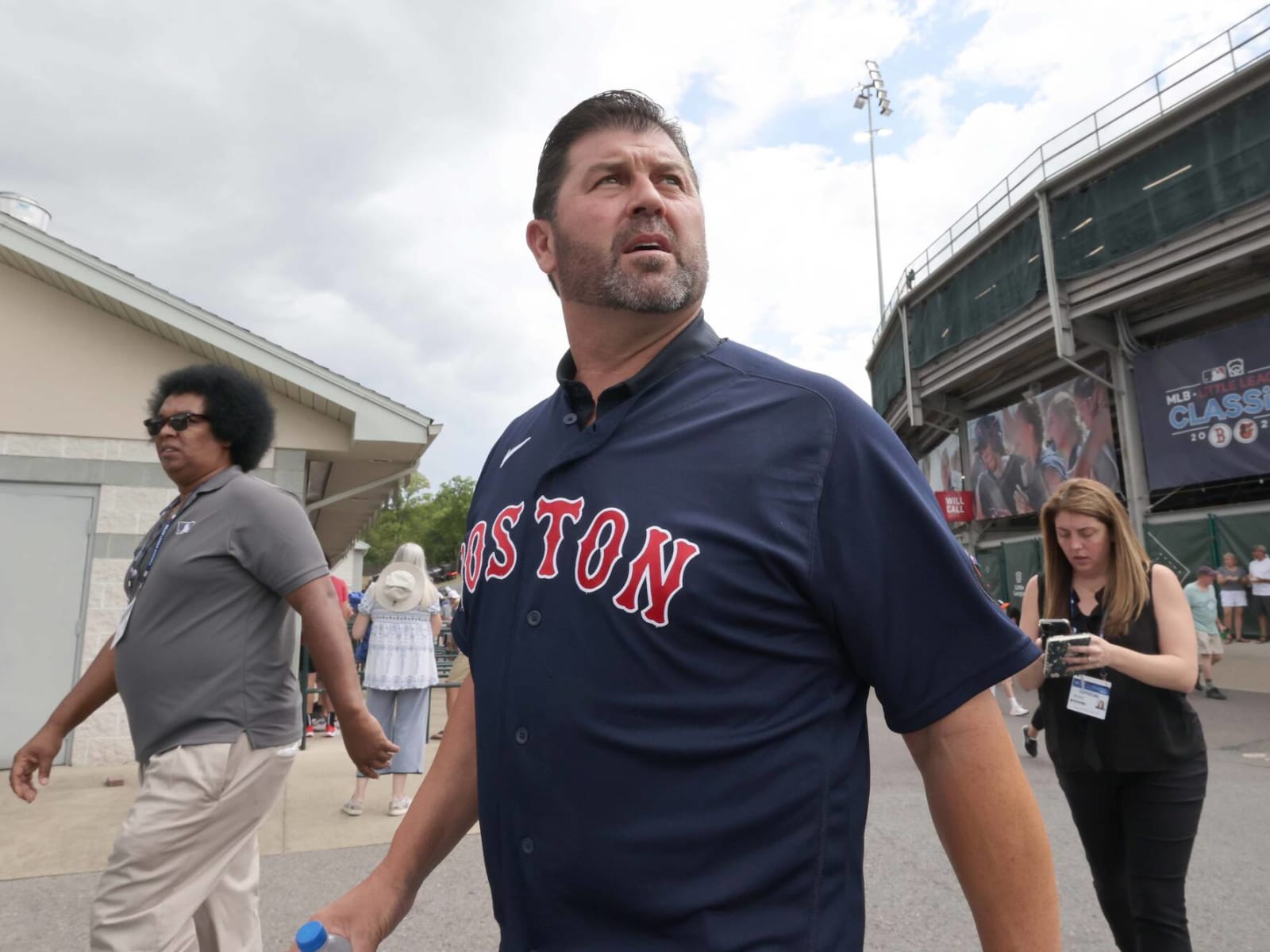 This is a 2023 photo of game planning coordinator/catching coach Jason  Varitek of the Red Sox baseball team. This image reflects the Red Sox  active roster as of Tuesday, Feb. 21, 2023