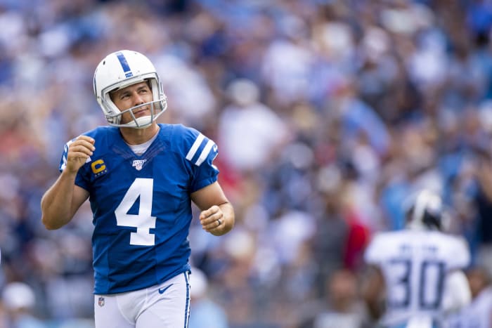 Will Adam Vinatieri miss a FG this weekend?