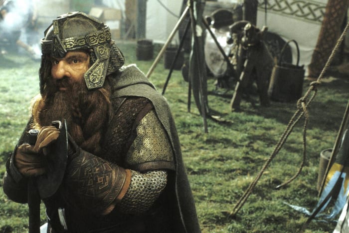 Rhys-Davies was happy to be done playing Gimli