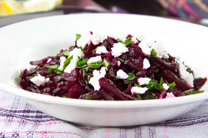 Roasted beet salad