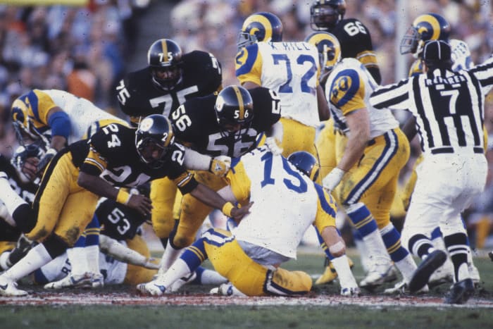 Super Bowl XIV: Steel Curtain causes a color change