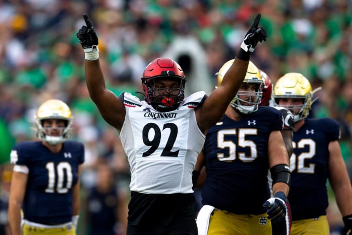Oct. 2: No. 7 Cincinnati 24, No. 9 Notre Dame 13