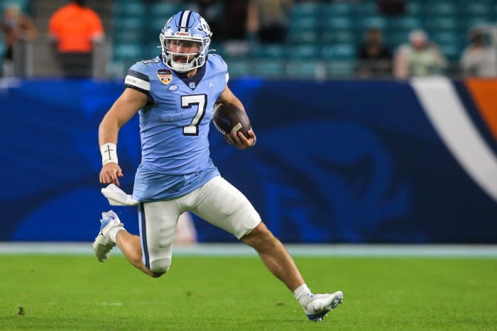Atlanta Falcons: Sam Howell, QB, North Carolina