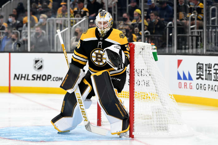 Faces in new locations for the 2021-22 NHL season Faces in new locations for the 2021-22 NHL season Linus Ullmark, Boston Bruins