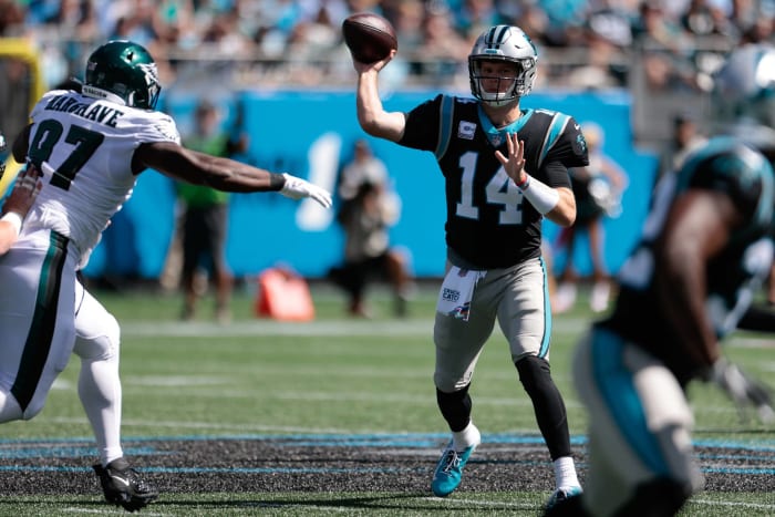 Turnover-prone Sam Darnold resurfacing