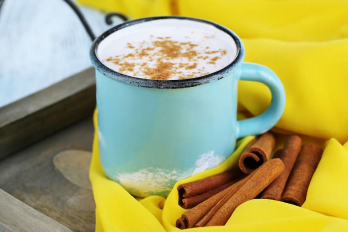 Warm vanilla milk