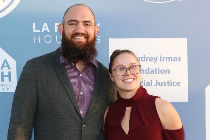 Ronda Rousey and Travis Browne