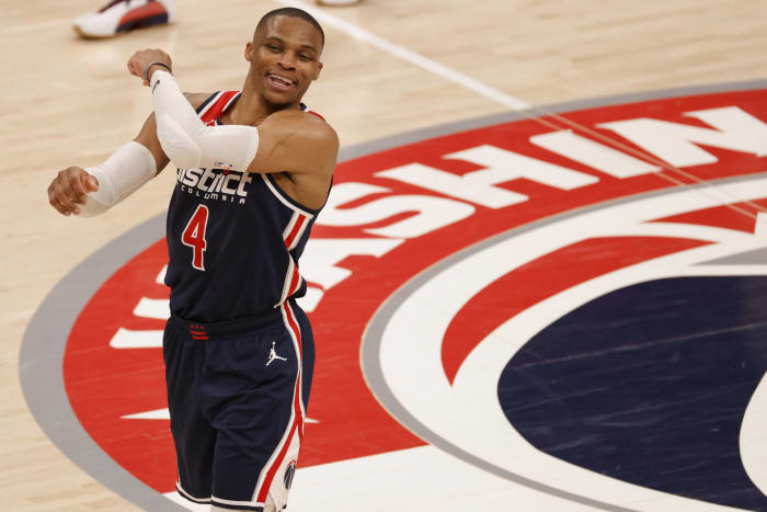 Russell Westbrook is going to average a triple-double for the fourth time in his career