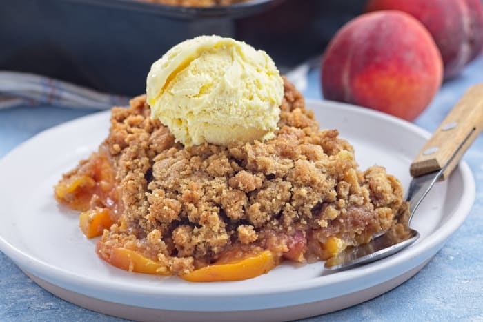 Peach crisp