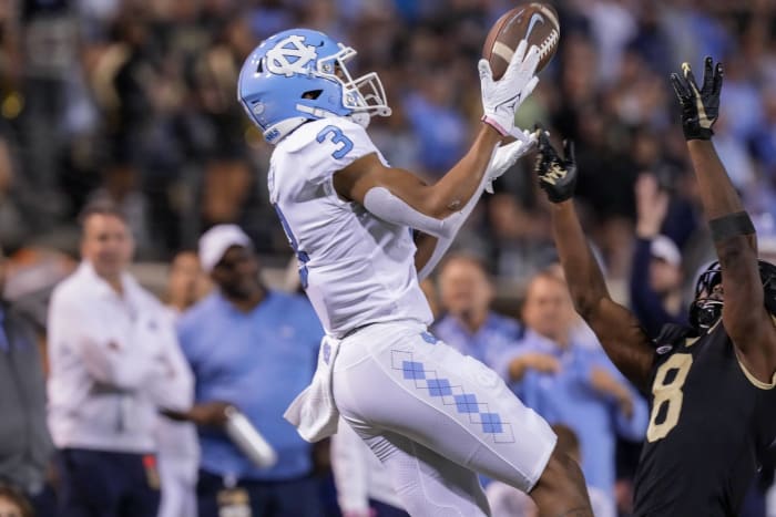 Georgia Tech (4-6, 3-4 in ACC) at No. 13 North Carolina (9-1, 6-0 in ACC), 5:30 p.m., Saturday, ESPN2