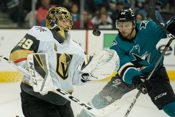 Vegas, Round 2: San Jose no match for Fleury